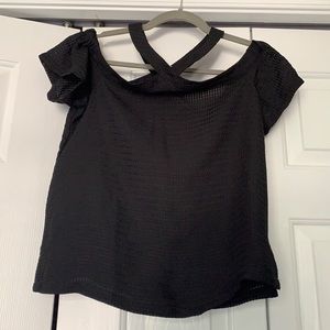 NEW WITH TAGS Black Loft Blouse, XSP